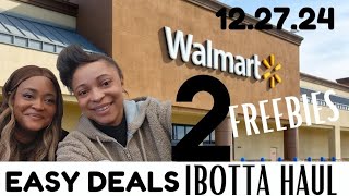 Walmart Deals 12/27/24: Walmart Ibotta Haul: Couponing At Walmart This Week: 2 FREEBIE: EASY DEALS