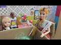 அஞ்சலிகிட்ட இவ்ளோ பொம்மை இருக்கா all types off dolls collection in cardboard box barbie show tamil