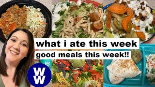 What I Ate this Week | Easy Dinner Recipes  | WW