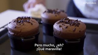 La sensualidad del suflé de chocolate de Jordi Roca