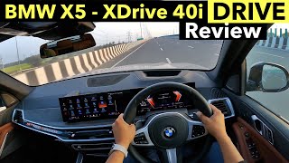 BMW X5 Xdrive 40i Petrol Detailed Drive Review: Performance, Comfort \u0026 Features !! Bmw x5 2025 !!