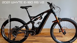 2021 WHYTE E-180 RS V2, first thoughts and parts I've added including  Invisiframe!