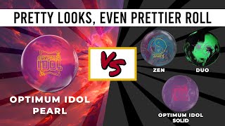 Roto Grip Optimum Idol Pearl versus Zen, Duo, Optimum Idol Solid // Ball Review