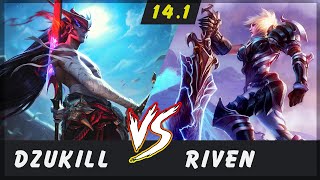 Dzukill - Yone vs Riven TOP Patch 14.1 - Yone Gameplay