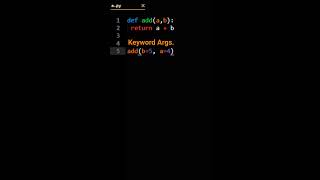 Python Keyword Arguments vs Positional Arguments