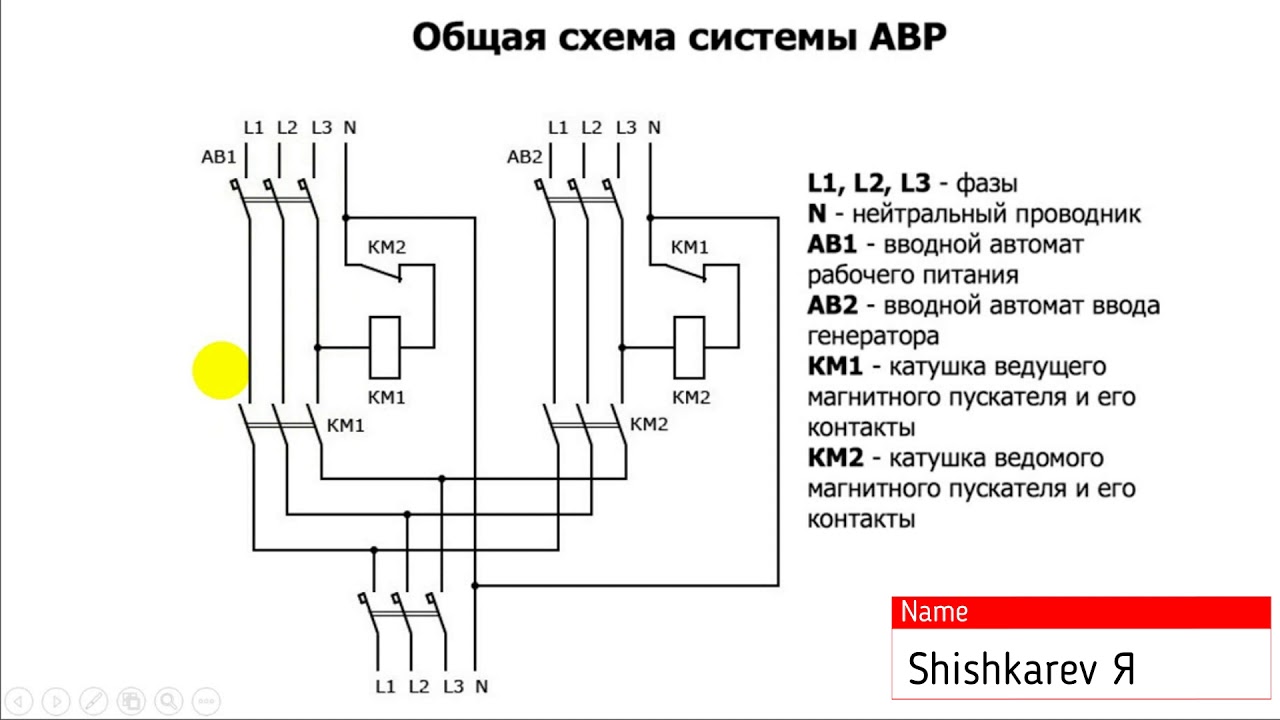 Схемы авр на 2 ввода с реле контроля фаз