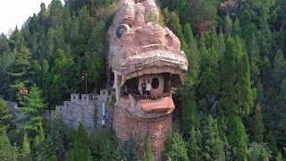 A group of Taoist temples built on cliffs - Mianshan Scenic Area建在懸崖上的道觀群——綿山風景區