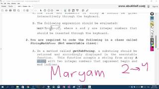 JU Java Lab 5 - Classes: String and Math