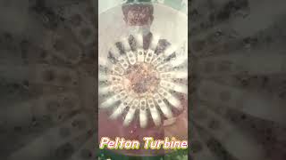 Pelton turbine in lab.