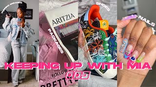 KEEPING UP WITH MIA|003|school vlog,packages,errands,nails,etc|THEMIAAMARI #like #the #video