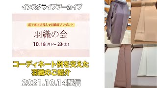 コーディネート例を交えて羽織をご紹介します。着物 コーディネート　羽織 10/14(木)インスタライブアーカイブ 最高級 洗える着物　きもの英