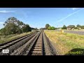 drivers eye view benalla to wangaratta oct 2024