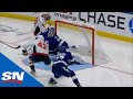 Andrei Vasilevskiy Stretches Across To Rob Tom Wilson With Glove