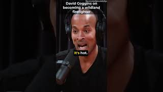 Becoming a Wildland Firefighter: David Goggins' Story 🔥 | Joe Rogan Podcast #short