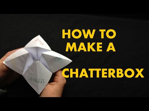 How To Make A Chatterbox / Fortune Teller How To Make A Chatterbox / Fortune Teller