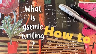 How to Asemic writing beginners join me on my journey PROCESS VIDEO