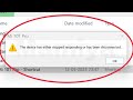 Pc Fix The device has either stopped responding or has been disconnected. Problem Windows 11,10,8,7