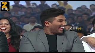 Allu arjun laughing