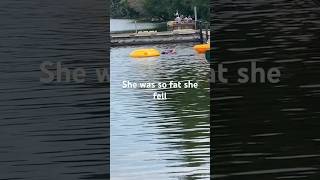 Woman drowns after falling off tube! #subscribe #funny #foryou