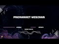 🔴 Premarket Webinar | Monday Sets the Tone! New Week, New Levels