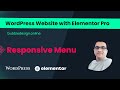 Customized Hamburger Menu In Elementor