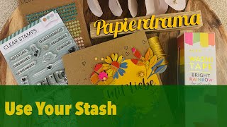 Karte basteln | Washi Tape von Action | DIY | Papierdrama 😍🐰 [watch me craft]