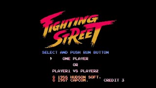 【PCE】ファイティングストリート【実況なし/PCエンジンCD−ROM2/STREET FIGHTER/720p/60fps/4:3/初代ストリートファイター /レトロゲーム】