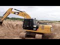 สี่สูบคอมมอนเรล โบ cat320d2 gc แกะมา 6000 ชม. เล่นบ่อทราย excavator ep.5166