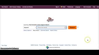HOW TO: Use Online Library Database