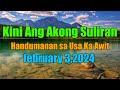 Work with me - Kini Ang Akong Suliran ug Handumanan sa Usa Ka Awit | february 3,2024