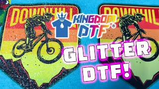 KINGDOM DTF GLITTER FILM HONEST REVIEW (WITH WASH TEST)