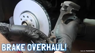 Saab 9-5 Full Brake Replacement DIY!