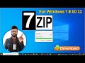 How to Download 7Zip  in windows 10 11 ||  Download 7-ZIP Free for Lifetime