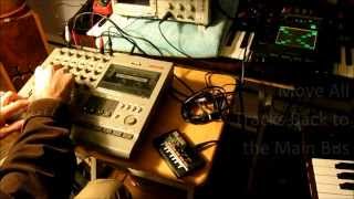 Live Portastudio Tape Looping (with Monotron)