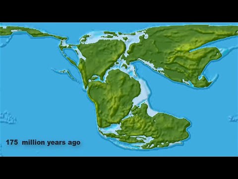 How were the continents connected?