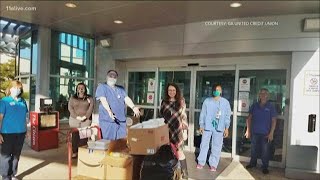 Georgia United Credit Union delivers care packages to healthcare workers