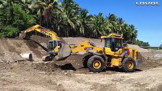 How does Lovol Excavator FR220D perform in infrastructure？230001