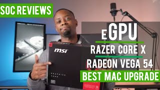 Best eGPU for Mac? Razer Core X Chroma & Radeon Vega 56 - Upgrade for MacBook Pro (@RebirthofSOC )