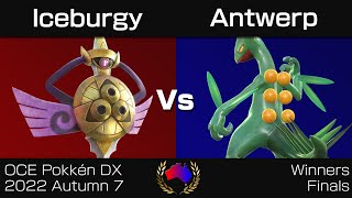 OCE Pokkén DX 2022 Autumn 7 - Winners Finals: Iceburgy (Aegislash) vs. Antwerp (Sceptile)