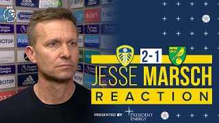“We felt the magic of Elland Road” | Jesse Marsch reaction | Leeds United 2-1 Norwich City