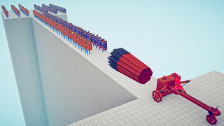 100x SHIELDMEN BRIDGE vs EVERY GOD - Totally Accurate Battle Simulator TABS
