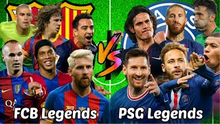 FCB Legends vs PSG Legends💪(FC Barcelona vs Paris Saint-Germain)