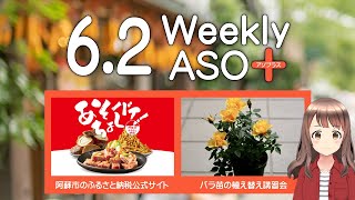 2023年6月2日 週刊アソプラス 「阿蘇市のふるさと納税公式サイト」「バラ苗の植え替え講習会」