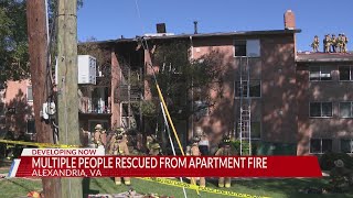 Alexandria apartment fire being investigated after displacing nearly 30, officials say