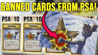 PSA Returned BANNED Graded Pokemon Cards To Me!!! *WARNING* (Inappropriate Misty)