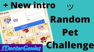 Prodigy Math Game | RANDOM PET Challenge OMG | Super Hard | w/1DoctorGenisu