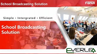 【Fanvil Webinar】 Enhance School Communication and Safety with Fanvil IP Solutions