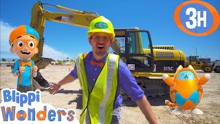 Blippi Explores an Excavator! | Blippi & Blippi Wonders Videos for Kids