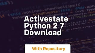 activestate python 2 7 download
