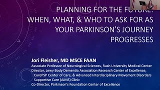 Rush Parkinson's Conference 2024: Planning for the Future (Breakout)